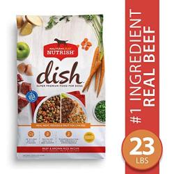 Rachael Ray Nutrish Dish Super Premium Dry Dog Food with Real Meat, Veggies & Fruit