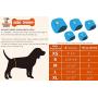 POOCH CARE Reusable Male Dog Diaper Wrap, Washable Belly Band for Male Dogs, 3 Pack (Haze Blue/Red/Cobalt Blue, XS)
