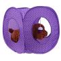 HOT Kitten Cat Small Dog Puppy Kennel Tents Cats Nest Toy House Portable Foldable Cute Dots Pet Tent Playpen Outdoor Indoor Tent