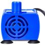 maxmartt Pet Feeder Fountain Water Pump Blue Silent New Generation Submersible Electric Water Pump 5.9ft Long Cable Low Power Consumption Cat Dog