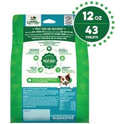 GREENIES Fresh Natural Dental Dog Treats, 12 oz. Pack