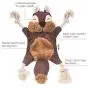 Vitscan Durable Dog Toys for Aggressive Chewer Squeak, Indestructible Dog Toys Tough Dog Squeaky Toys No Stuffing Crinkle Dog Toy, Rope Knots Puppy Chew Toys Sturdy Squirrel Dog Toy