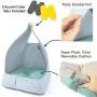 WISKI Ray - Modern Felt Cat Cave Bed - Enclosed Cat House for Indoor Cats and Kittens - Light Grey Thick Felt, 2 Color Plush Cushion - Great as a Small Dog Bed WISKI Ray - Modern Felt Cat Cave Bed - Enclosed Cat House for Indoor Cats and Kittens - Light Grey Thick Felt, 2 Color Plush Cushion - Great as a Small Dog Bed
