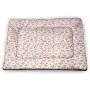 DayDayFun Pink Pet Training Mat High Heel Shoes with Butterfly and Ribbon Ornamentals Be Grace Spruceness Theme Pet Mats for Food and Water Dried Rose Black