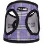 Plaid Mesh EZ Wrap Harness (Medium, Lavender)