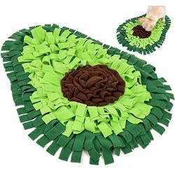 Homrich Dog Snuffle Mat,Pet Dog Feeding Mat Nosework Training Dog Slow Feeding Pad to Ncourages Natural Foraging Skills,Durable Interactive Dog Toys Interactive Food IQ Pet Puzzle Toy Stress Release