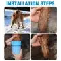 CHOOSEEN Dog Cleaner Upgrade 2 in 1 Dog Paw Cleaner Dog Brush Dog Grooming Dog Cleaning Paw Cleaner Portable Dog Foot Washer for Dog Cat CHOOSEEN Dog Cleaner Upgrade 2 in 1 Dog Paw Cleaner Dog Brush Dog Grooming Dog Cleaning Paw Cleaner Portable Dog Foot Washer for Dog Cat