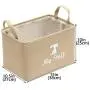 Geyecete Canvas Dog Toy Basket Basket for Dog Toys, Dog Blanket, Dog Clothes Storage - 30cms (12in) x 20cms (8in) x 20cms (8in) Geyecete Canvas Dog Toy Basket Basket for Dog Toys, Dog Blanket, Dog Clothes Storage - 30cms (12in) x 20cms (8in) x 20cms (8in)