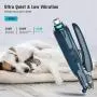 Amzdest 2020 Newest Dog Nail Clippers and Grinder with LED Light, Electric Rechargable Pet Nail Kit with Nail Storage Box, Low Noise Dog Nail Grinder, Professional Grooming Tool for Dogs & Cats