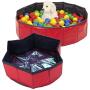 GLOGLOW Pet Water Pool, PVC Pet Swimming Pool Portable Foldable Pool No Inflation Bathtub for Dog Cat Small Animal