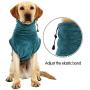 Dog Bathrobe Towel Gown Ultra Light Luxury Soft Super Absorbent Quick Drying Easy Wear with Adjustable Strap Belt Comfortable Bath Robe Dog Pajama