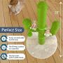 Fluffy Soul Cactus Cat Scratcher - Save Your Furniture with Durable Handmade Jute Cat Cactus Scratching Post - Loads of Entertainment for Your Cat