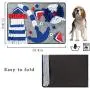 PetBOYA Dog Snuffle Mat with Navy Theme,Pet Feeding Mat Dog Training Pad,Encourage Foraging Skills for Intelligence Stimulation and Stress Release of Pets