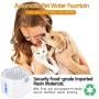 Beyoxfath Cat Water Fountain, Ultra-Quiet Cat Water Dispenser with Filter 68oz/1.9L, Auto Power-Off Pump, Intelligent Pet Water Fountain for Cats and Small Dogs with Dual Working Mode