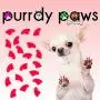 Purrdy Paws Soft Nail Caps for Dog Claws NEON RED Purrdy Paws Soft Nail Caps for Dog Claws NEON RED