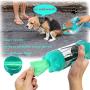 XCYY Portable Dog Water Bottle, Dog Water Bowl Dispenser,Made of Environmentally ABS Material,Multifunctional Integrated Design,with Water Cup,Poop Shovel,Dog Food Container,Garbage Bag,Lanyard,10oz