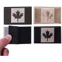 4 Pieces Canadian Flag Patches, Assorted Canada Maple Leaf 2x3 Inch Hook Loop for Backpacks Hats Jackets