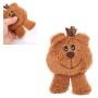 Ouken 1PC Pet Cat Toy Catnip Brown Bear Plush Toy Pet Supplies Interesting Interaction Toys with Cats Plush Toy for Cats Gift for Cats Bear
