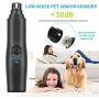GMWZ Pets Nail Trimmer Clipper, Dog Puppy Cat Paw Claw Toe Pet Nail Grinder, Grooming Pet Electric Pedicure Care Tool