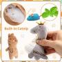 Zhanmai 10 Pieces Plush Cat Chew Toys Catnip Cat Toys Interactive Cat Catnip Toys Cute Entertaining Toys for Cat Pet Kitten Indoor Playing Teeth Cleaning Claw Grinding