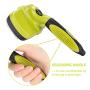Pecute Dog Brush Cat Brush, Self Cleaning Slicker Brush, Removes 95% of Loose Hairs, Pet Grooming Brush Shedding Tools for Pets with Middle to Long Hair