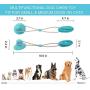 Xqpetlihai Multifunctional Dog chew Toy ,Dog Rope Ball Toys with Suction Cup for Aggressive chewers,Dog Teeth Cleaning Interactive Pet Tug Toy