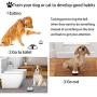 JIMEJV Set of 2 Pet Training Bells, Dog Door Bells for Go Outside Potty Training and Communication Device with Whistle Puppy Interactive Toys