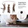 ZOTO Cat Laser Toy, Automatic Rotating Laser Pointer for Cats, USB/Battery Charging Operated Pet Training Exercise Chaser Tool