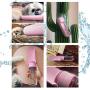 Dog Water Bottle for Walks Foldable Puppy Bottles 420ml/14oz Portable Leak Proof Pet Water Dispenser Lightweight Dog Travel Water Bottle Bowl Food Grade for Outdoor Walking Hiking Activities