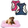 Poohoo 2 Pack Step-in Double Layers Mesh Dog Vest Harness Adjustable for Small Medium Dogs (L(Chest:19.2''-21.7''), Pink and Blue),Poohom Soft Plush Dog Bed,Dog Crate Bed Pet Cushion Pet Pillow Bed Wash Poohoo 2 Pack Step-in Double Layers Mesh Dog Vest Harness Adjustable for Small Medium Dogs (L(Chest:19.2''-21.7''), Pink and Blue),Poohom Soft Plush Dog Bed,Dog Crate Bed Pet Cushion Pet Pillow Bed Wash