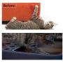 JEMPET Cheerble Cat Scratcher Cardboard Scratching Post with Ball for Cat Kitten Pet Ball Toy Corrugated Durable Texture Design (Grey)