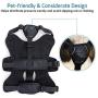 rabbitgoo Escape Proof Dog Harness, Soft Padded Full Body Pet Harness, Reflective Adjustable No Pull Vest with Lift Handle and Lesh Clip for Large Dogs Walking Hiking Training
