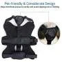 rabbitgoo Escape Proof Dog Harness, Soft Padded Full Body Pet Harness, Reflective Adjustable No Pull Vest with Lift Handle and Lesh Clip for Large Dogs Walking Hiking Training