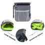 HANWELL Dog Treat Pouch with 2 Poop Bags Dispenser, Hand-Free Pet Training Pocket with Adjustable Waist Belt and Shoulder Strap for Running Carry Food and Toys