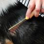 Safari Shedding Comb with Contoured Wooden Handle for Longhair (1-Unit)