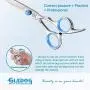 GLADOG Professional Dog Grooming Scissor with Safety Round Tips, Stainless Steel Pet Grooming Scissors, Sharp and Durable Pet Grooming Shears/Pet Combs for Dogs and Cats GLADOG Professional Dog Grooming Scissor with Safety Round Tips, Stainless Steel Pet Grooming Scissors, Sharp and Durable Pet Grooming Shears/Pet Combs for Dogs and Cats