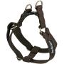 Cotton Web Adjustable Dog Step-in Harness 4 Sizes Brown