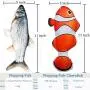MOLATIN 2 Pack Electric Flopping Fish Catnip Toy,Wiggle Fish Cats Kicker Toys,Realistic Moving Floppy Dancing Fish,Funny Interactive Plush Chewing Pillow for Cat Motion Kitten Indoor Exercise MOLATIN 2 Pack Electric Flopping Fish Catnip Toy,Wiggle Fish Cats Kicker Toys,Realistic Moving Floppy Dancing Fish,Funny Interactive Plush Chewing Pillow for Cat Motion Kitten Indoor Exercise