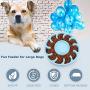 WHIPPY Slow Feeder Dog Bowl, Upgrade Non Slip Puzzle Bowl Slow Feeding Interactive Bloat Stop Dog Bowls for Healthy Eating