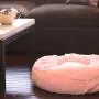 Teafco Otto Pet Bed with Heat Relief Padding, Pink, Round Teafco Otto Pet Bed with Heat Relief Padding, Pink, Round