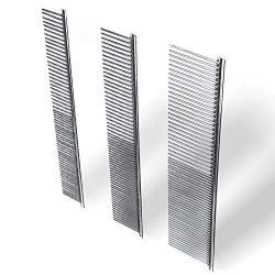 Three piece set of pet carding steel comb,Solve pet hair knotting,Suitable for pet cat and dog.