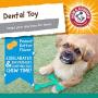 Arm & Hammer For Pets FF6305 Arm & Hammer Ora-Play T-Bone Dental Chew Toy for Dogs | Best Dog Chew Toy For the Toughest Chewers | Reduces Plaque & Tartar Buildup Without Brushing, Peanut Butter Flavor