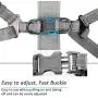 risdoada No Pull Dog Harness with Leash, Soft Breathable Mesh Puppy Chest Harness, Step-in Pet Vest Harness for Small Medium Large Dogs