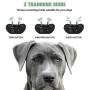 Dog Training Collar, Rechargeable Dogs Shock Collar Set with Remote, w/3 Training Modes, Beep, 8 Vibration Levels& 16 Shock Levels, Waterproof Adjustable Bark Collar Fit for Small Medium Large Dogs