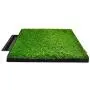 Downtown Pet Supply Dog Pee Potty Pad, Bathroom Tinkle Artificial Grass Turf, Portable Potty Trainer (20 x 25 Inch with Drawer)