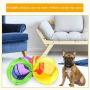 Cat Tunnel with Plush Ball, Interactive Peek-a-Boo Cat Chute Cat Tube Toy, Foldable Rainbow S-Tunnel for Indoor Cat, for Puzzle Exercising Hiding Training and Running with Fun Ball and 2 Peek Hole