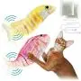 ZooZoo 2-Pack Flopping Plush Fish Catnip Cat Toy 11.8'' Touch Sensor Auto Activated Standby USB Charging Washable Electronic Wiggle Realistic Pet Simulation Happy Healthy Kitten Interactive Silver Vine ZooZoo 2-Pack Flopping Plush Fish Catnip Cat Toy 11.8'' Touch Sensor Auto Activated Standby USB Charging Washable Electronic Wiggle Realistic Pet Simulation Happy Healthy Kitten Interactive Silver Vine