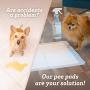 Puppy Pads Dog Pee Pad for Potty Training Dogs & Cats Large 22 x 22 Doggy Pet Supplies for Puppies All Absorb-ent Disposable Doggie in-Doors Piddle Absorbent Leak-Proof Urine Holder