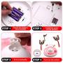 Interactive Cat Toys for Indoor Cats Automatic Electronic Rotating Butterfly Cat Toy with Roller Tracks Ball, Exercise Hunting Toy Games Funny Gifts for Kitten Pet Cat Supplies