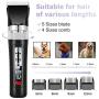 JOEJOY Dog Clippers, USB Rechargeable Cordless Dog Grooming Kit 3-Speed Low Noise Electric 33 Teeth Blade Pet Hair Shears Trimmers Shaver Professional for Dogs and Cats with Thick & Heavy Coats